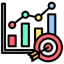 A graphs icon for Analytics.